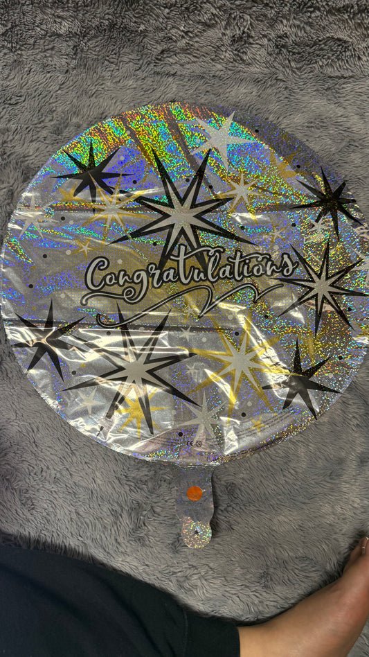 18" Congrats Mylar Balloons