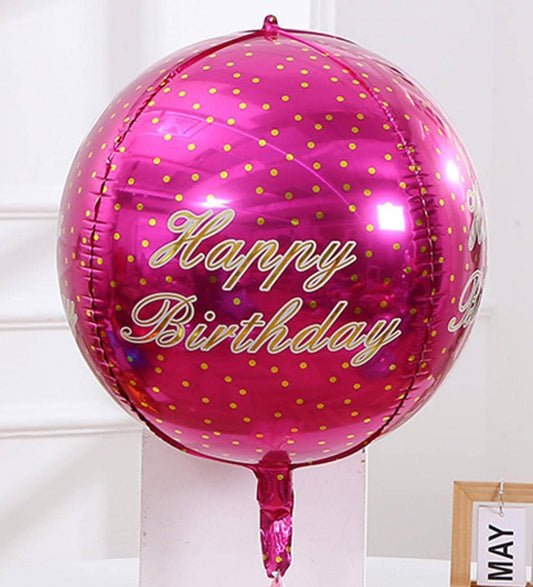 15’ Pink birthday balloon
