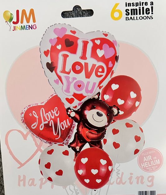Sweetheart Bear Bouquet Balloon