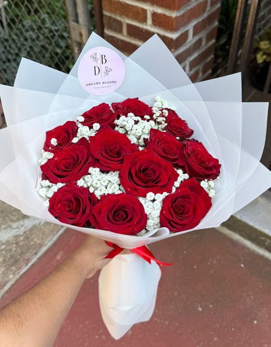 Doz Color Roses Wrap